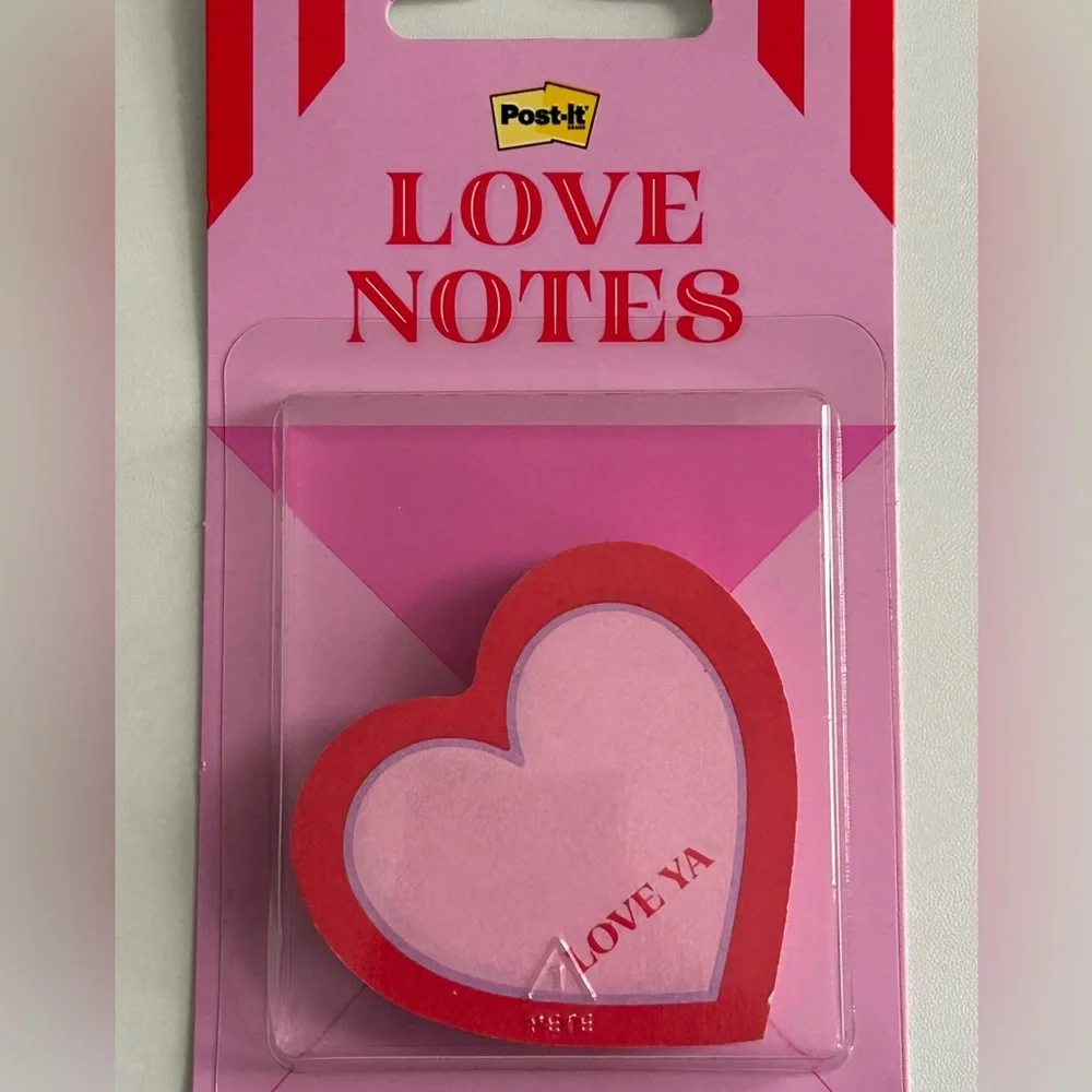 NEW!! Post-it Heart Shaped Love Notes Collection (Includes 3 Packs) NWT